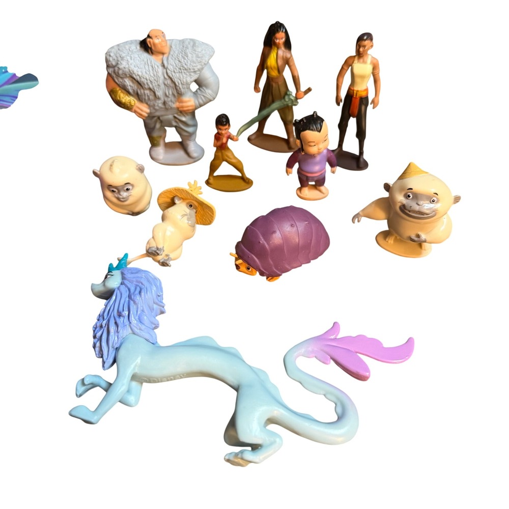 Disney Raya and the Last Dragon My Busy Books 10 Figures & Playmat Phidal Set - Picture 3 of 14